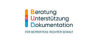 Das Logo von B.U.D., der Beratungsstelle für Betroffene rechtsextremer Gewalt in Bayern.