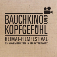  Logo des Heimatfilmfestivals Bauchkino und Kopfgefühl, das 2017 in Marktredwitz stattfand 