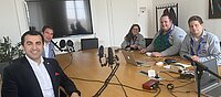 Treffen des politischer Pfadi-Podcast mit Arif Taşdelen,
