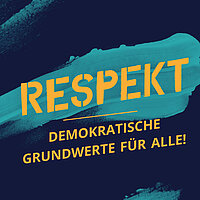 Logo der multimedialen Sendung RESPEKT des Bayerischen Rundfunks zu sehen. 